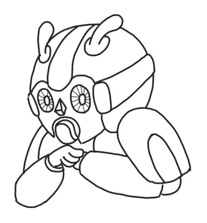 迷你世界大黄蜂怎么画简笔画教程