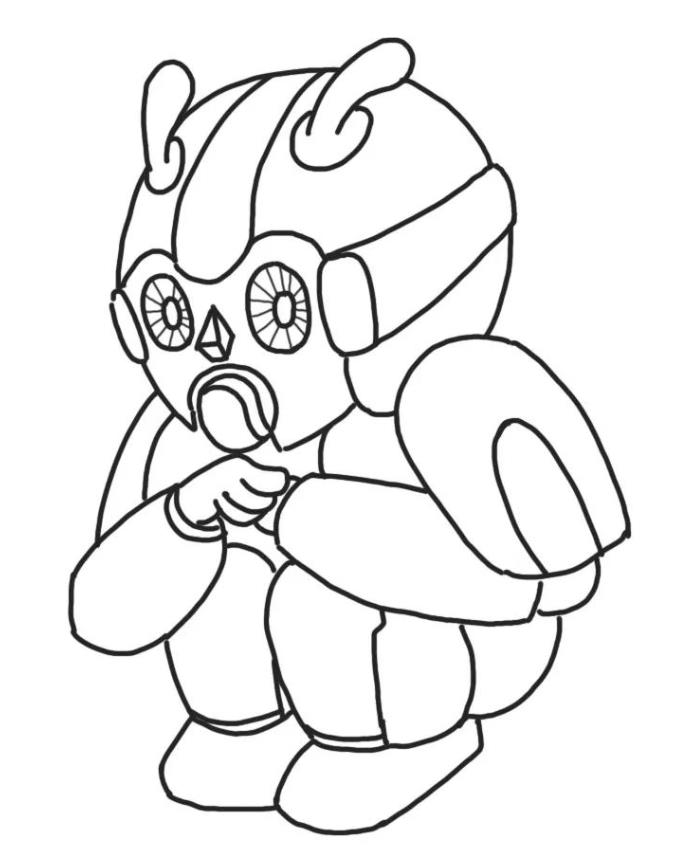 迷你世界大黄蜂怎么画简笔画教程