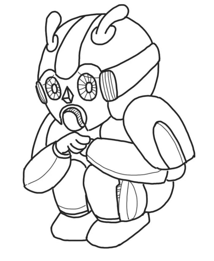 迷你世界大黄蜂怎么画简笔画教程