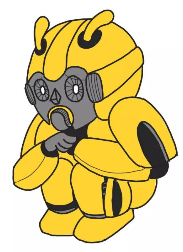 迷你世界大黄蜂怎么画简笔画教程