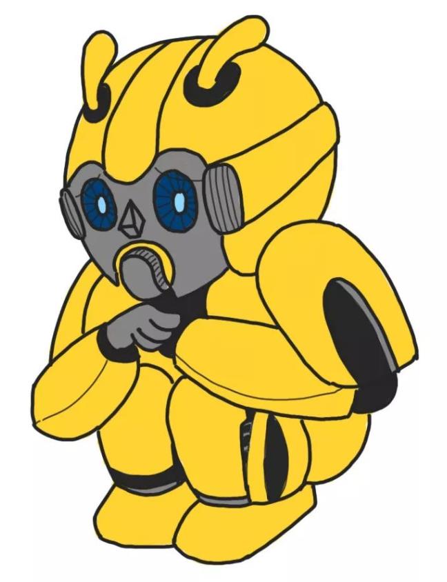 迷你世界大黄蜂怎么画简笔画教程