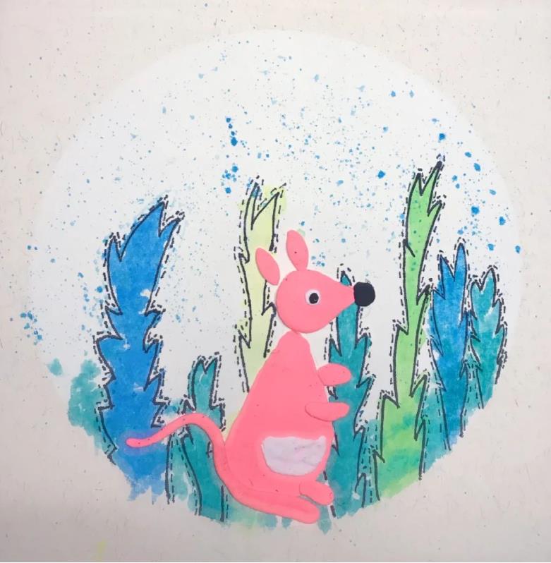 儿童简笔画系列：袋鼠怎么画简单又可爱