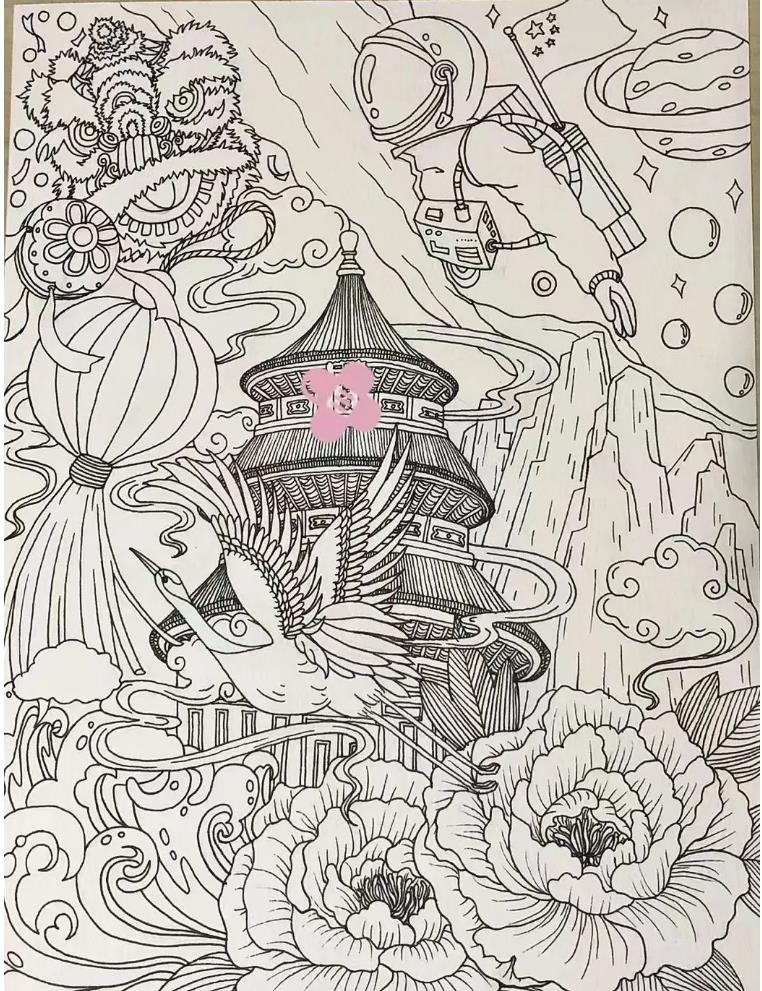 庆中秋迎国庆海报简笔画怎么画(含素材模板)