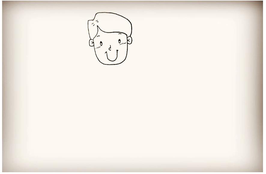 儿童创意美术：爸爸简笔画头像简单又帅气