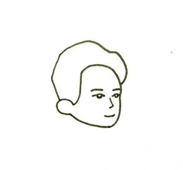 毛爷爷简笔画头像简单又漂亮