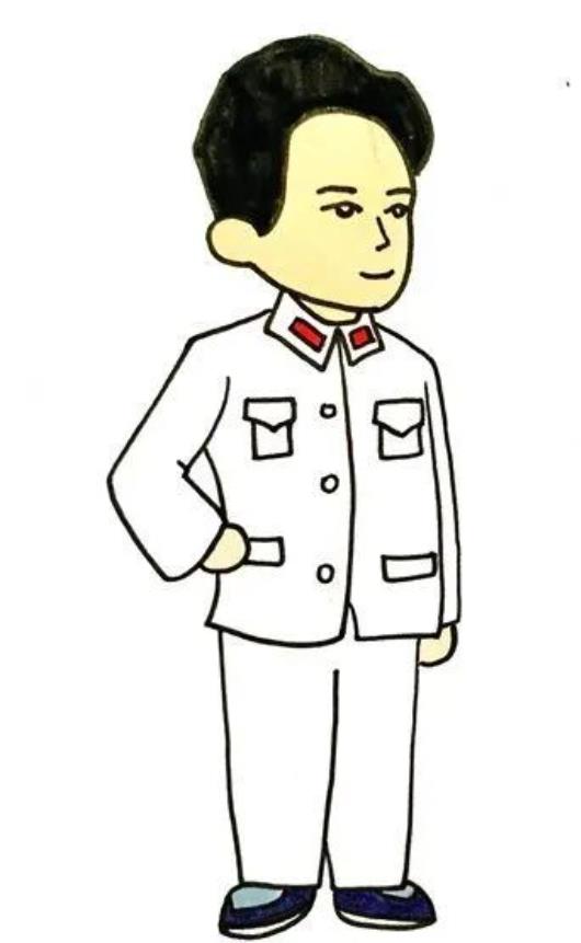 毛爷爷简笔画头像简单又漂亮