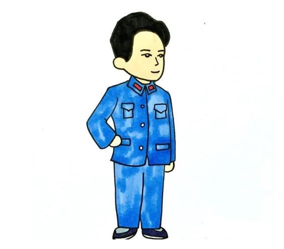 毛爷爷简笔画头像简单又漂亮