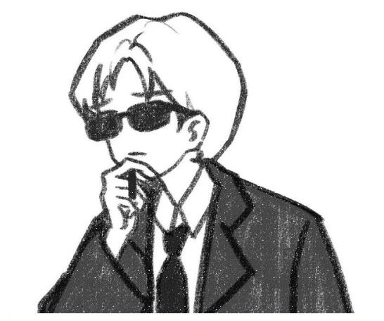 男孩简笔画头像简单又帅气 男生头像简笔画干净