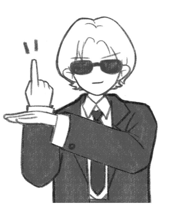 男孩简笔画头像简单又帅气 男生头像简笔画干净