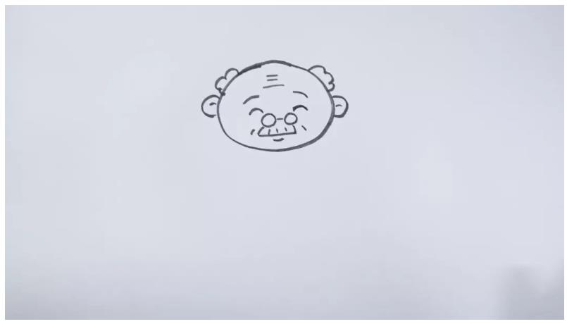 爷爷简笔画头像简单(含步骤图解)