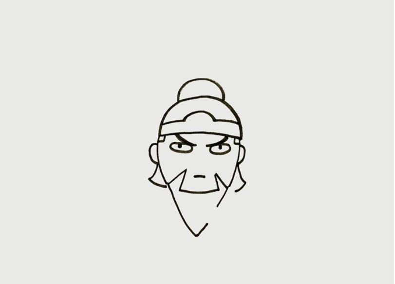 关羽怎么画简单又帅气 一步一步画关羽