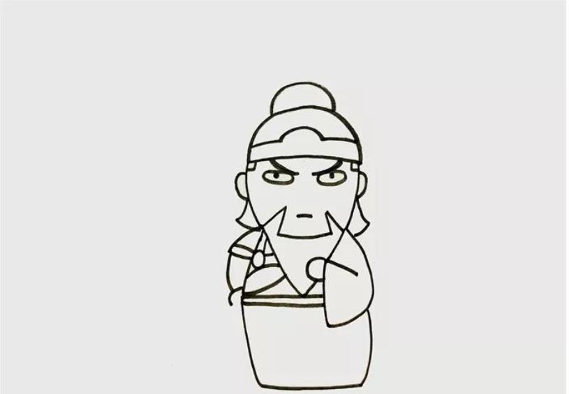 关羽怎么画简单又帅气 一步一步画关羽