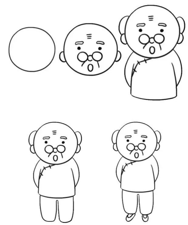 儿童简笔画画人物简单又好看又漂亮