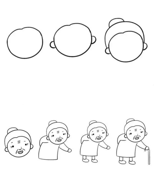 儿童简笔画画人物简单又好看又漂亮