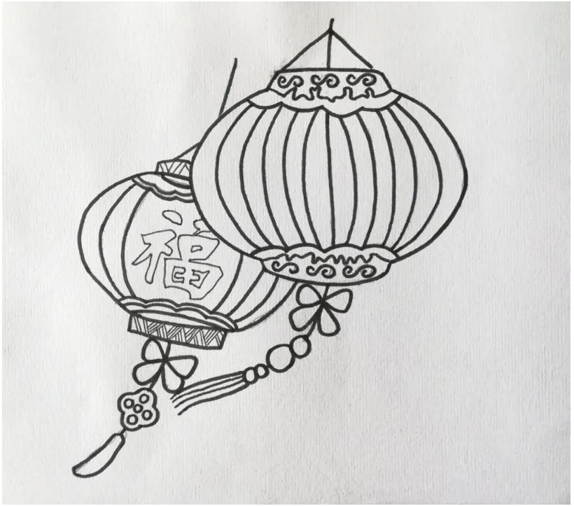 元宵节花灯怎么画 灯笼怎么画简单又漂亮