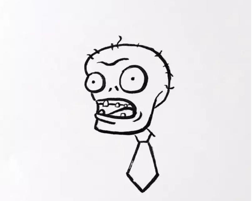 植物大战僵尸简笔画僵尸博士图片欣赏