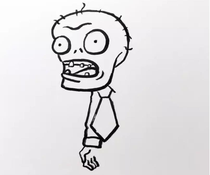 植物大战僵尸简笔画僵尸博士图片欣赏