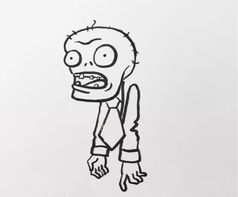 植物大战僵尸简笔画僵尸博士图片欣赏