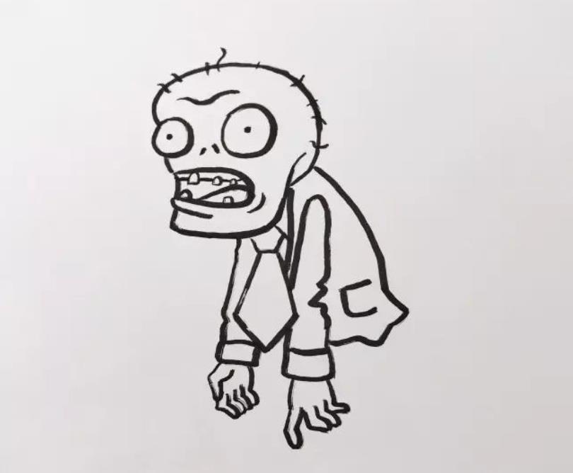 植物大战僵尸简笔画僵尸博士图片欣赏