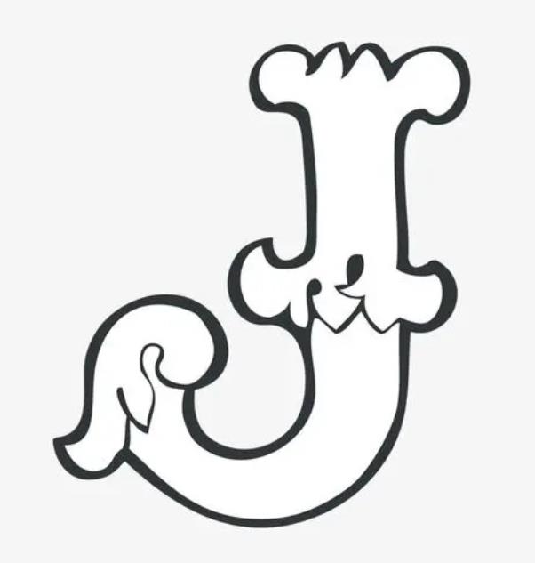 幼儿美术：字母J的创意画怎么画好看又简单