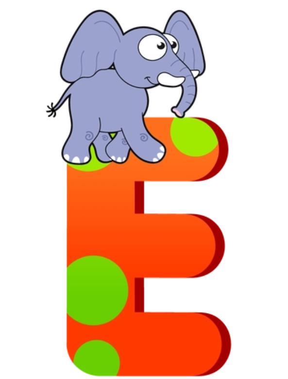 字母E的创意画怎么画好看又简单三年级