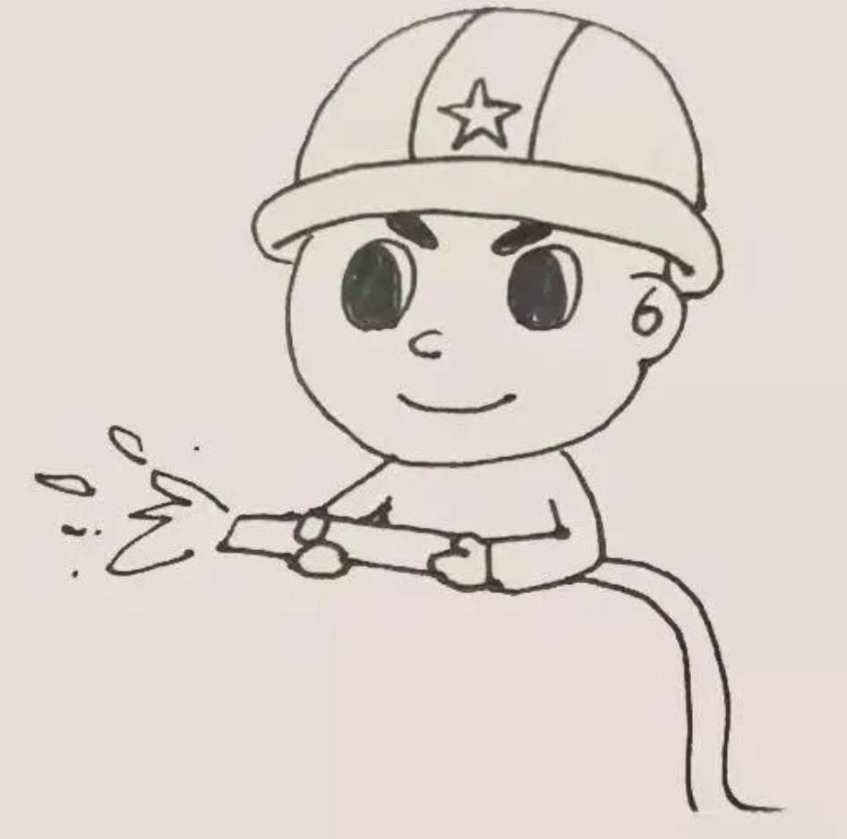 消防员怎么画又简单又帅气 一步一步画消防员