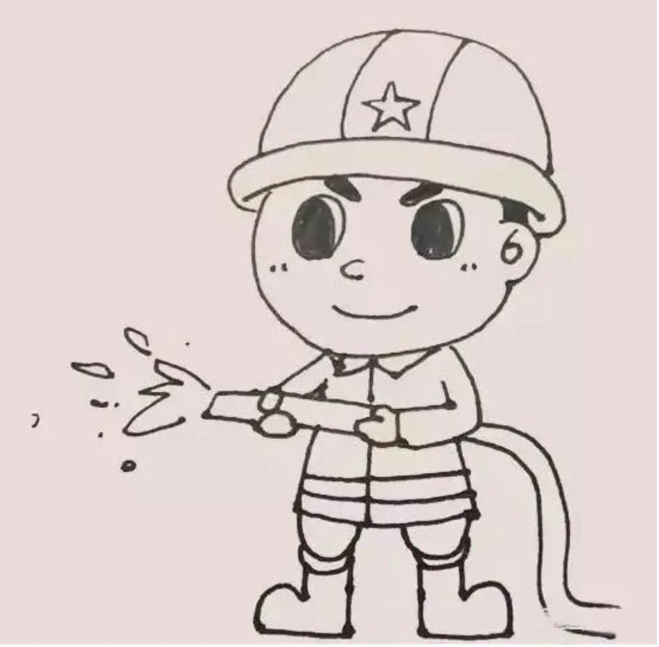 消防员怎么画又简单又帅气 一步一步画消防员