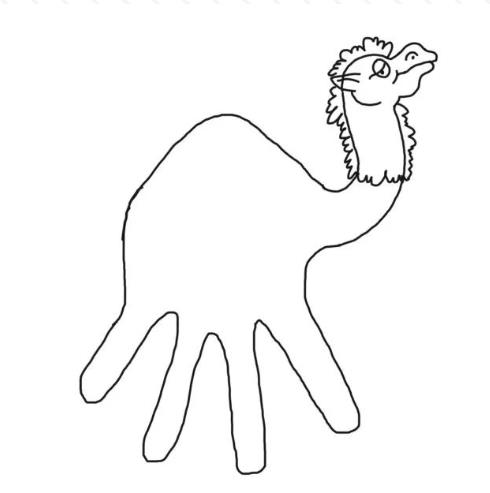 儿童创意美术:用手掌可以画什么图案