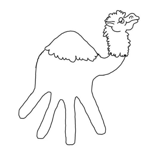 儿童创意美术:用手掌可以画什么图案