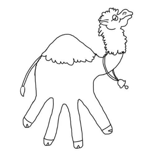 儿童创意美术:用手掌可以画什么图案