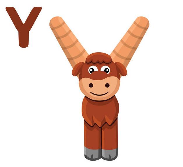 字母Y的创意画怎么画好看又简单 用一个字母画一个图案