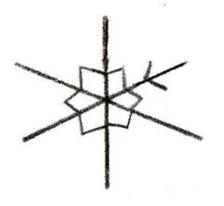 冬天雪花怎么画简笔画 一步一步教雪花简笔画作品