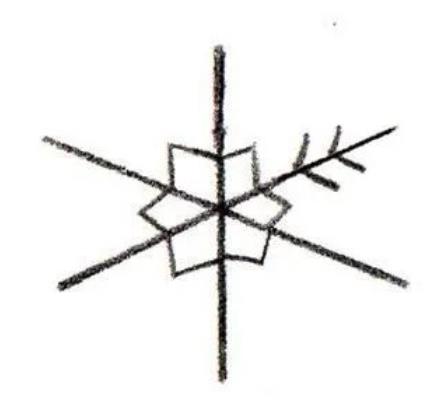 冬天雪花怎么画简笔画 一步一步教雪花简笔画作品
