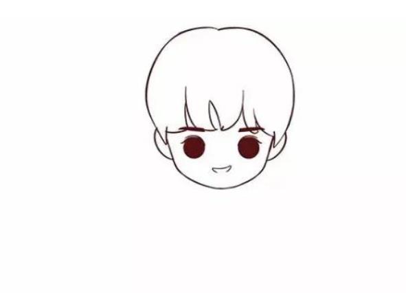 画一个人简单男生Q版可爱 一步一步教你画男生简笔画教程
