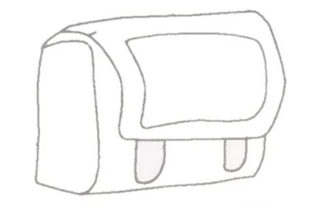 简单的书包怎么画 一步一步画书包简笔画