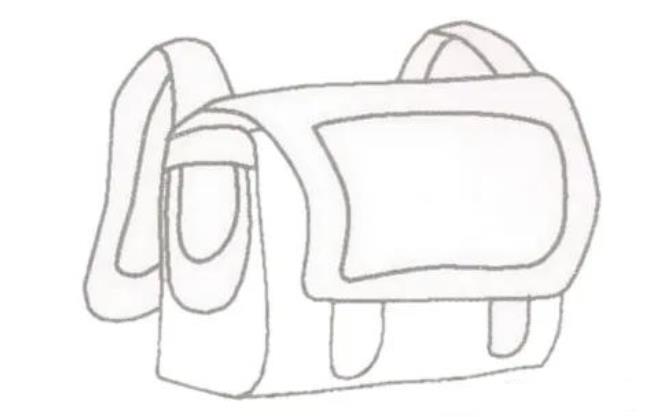 简单的书包怎么画 一步一步画书包简笔画