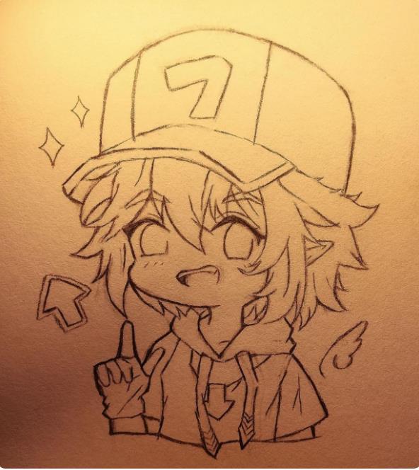 凹凸世界人物绘画q版铅笔简笔画