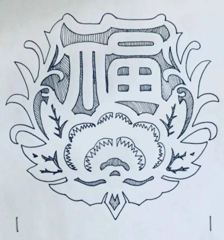 窗花怎么画简单又漂亮