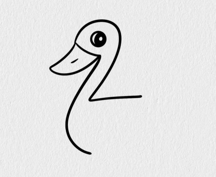 今天星期二考试考个鸭蛋怎么画鸭子(含图解步骤)