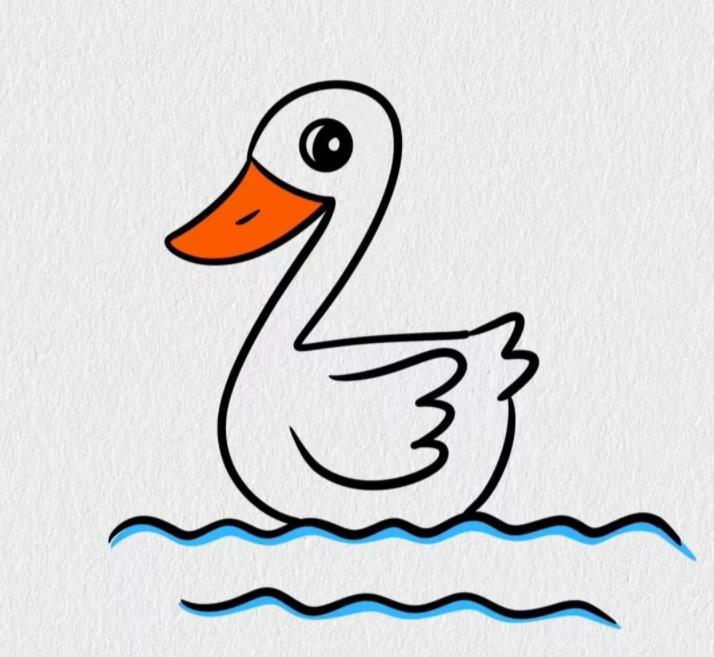 今天星期二考试考个鸭蛋怎么画鸭子(含图解步骤)