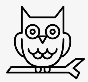 一二三年级画可爱猫头鹰怎么画 猫头鹰简笔画图片超简单