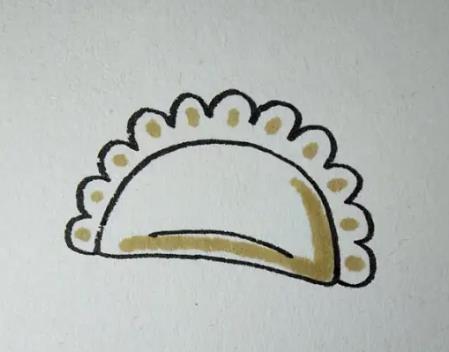 饺子怎么画简单又好看图片大全欣赏