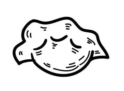 饺子怎么画简单又好看图片大全欣赏