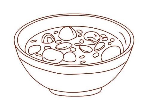 腊八粥简笔画简单可爱大全图片欣赏2024
