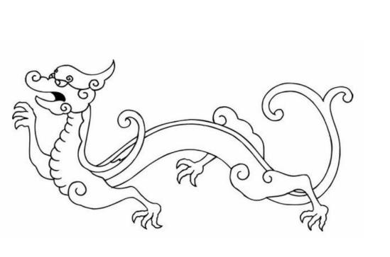 2024简笔画龙的图片大全精选欣赏