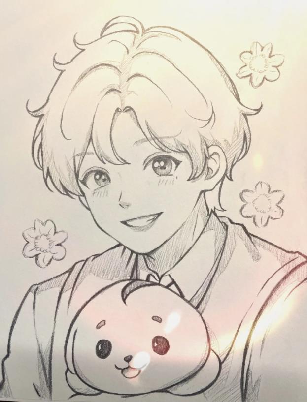 【简笔画】一步一步教你画帅气男生