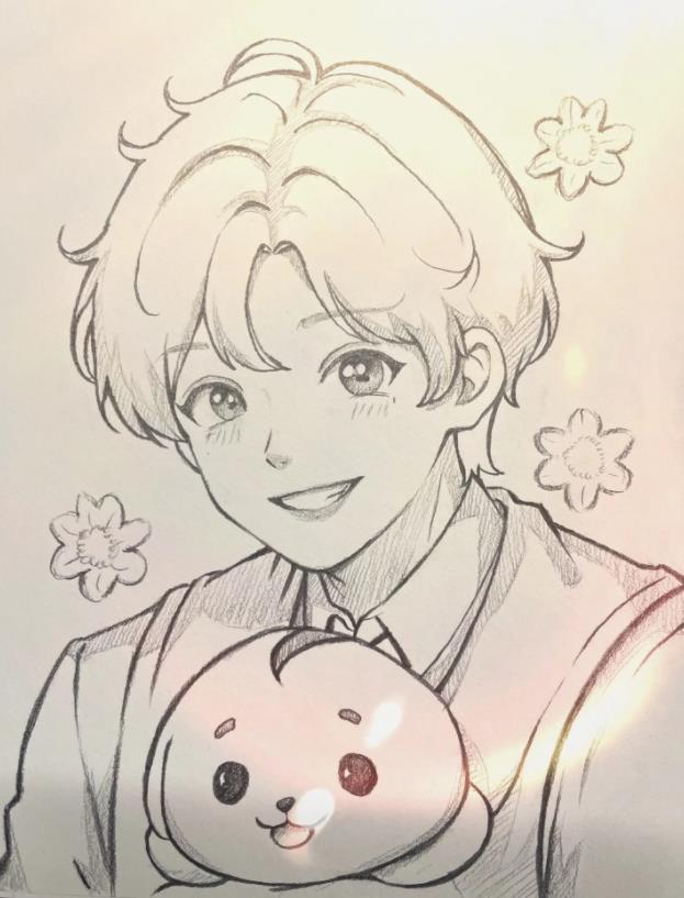 【简笔画】一步一步教你画帅气男生