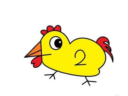 用数字画一只鸡图片大全欣赏2024