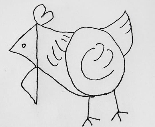 用数字画一只鸡图片大全欣赏2024