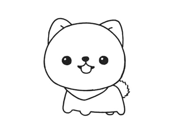 如何画一只简单的狗简笔画图片分享